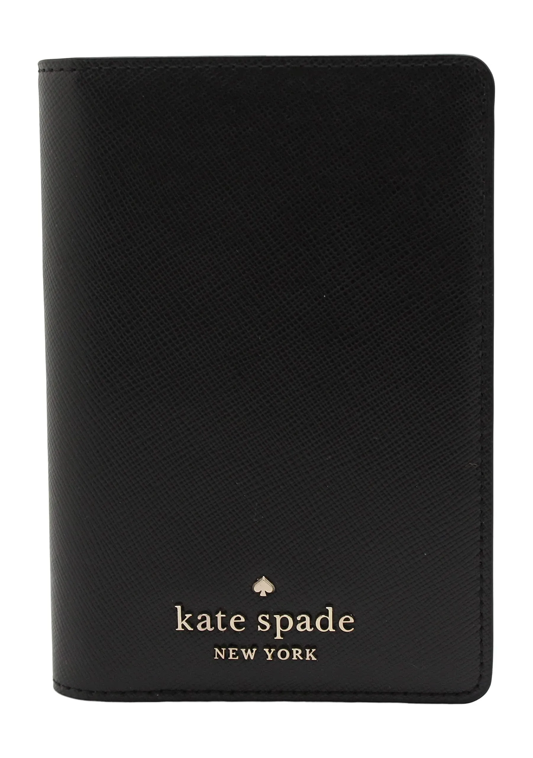 Kate Spade Black Leather Passport Holder  Brand New Fits US Passport