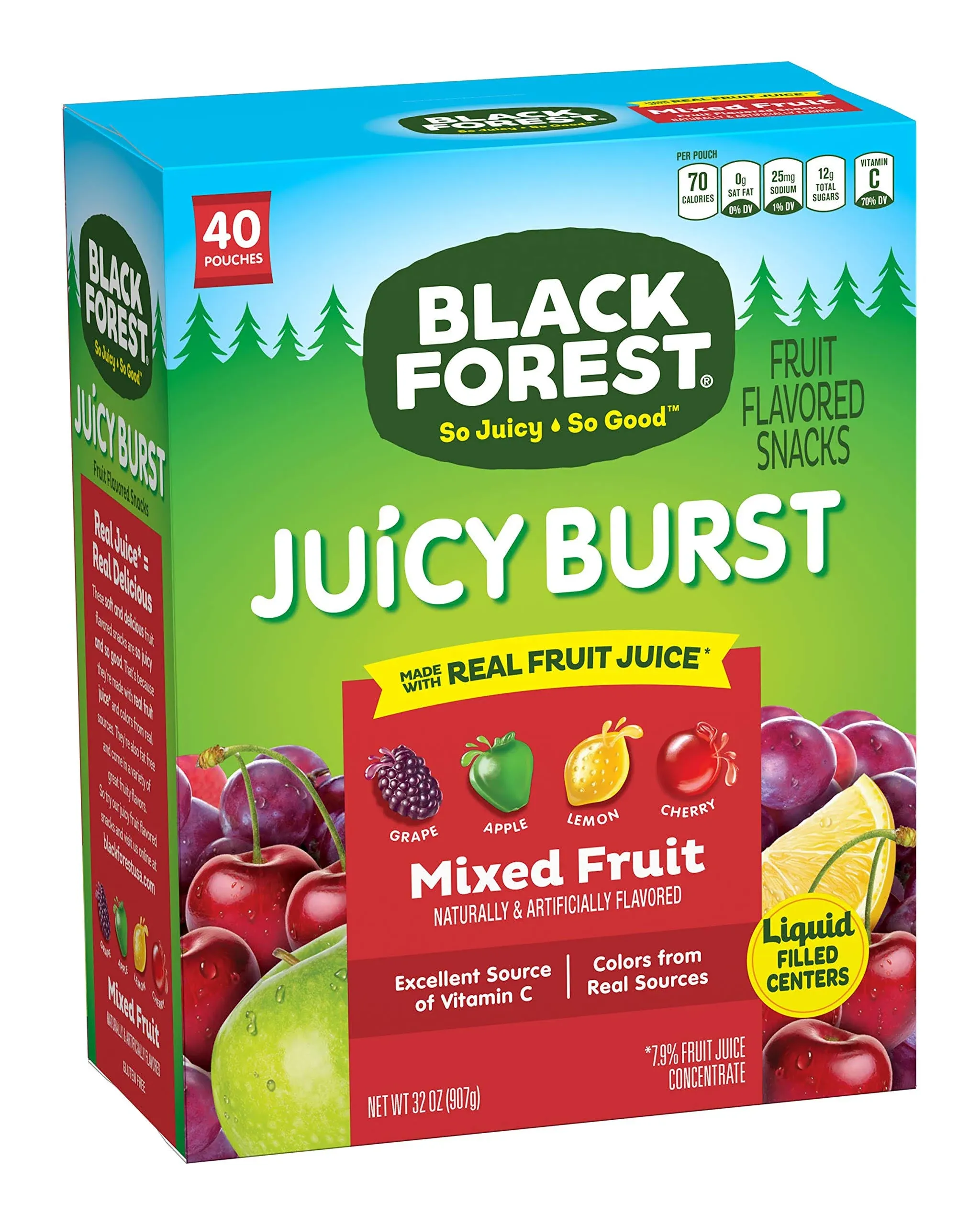 Black Forest Juicy Burst Fruit Flavored Snack