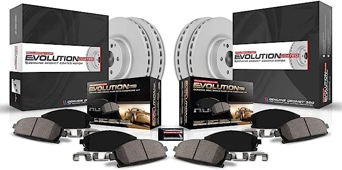 Power Stop CRK5828 Z17 Evolution Geomet Coated Brake Kit-front & Rear