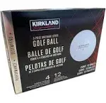 NEW Kirkland Signature 3-Piece Urethane Golf Balls 4 Packs of 3 (12 Balls Total)