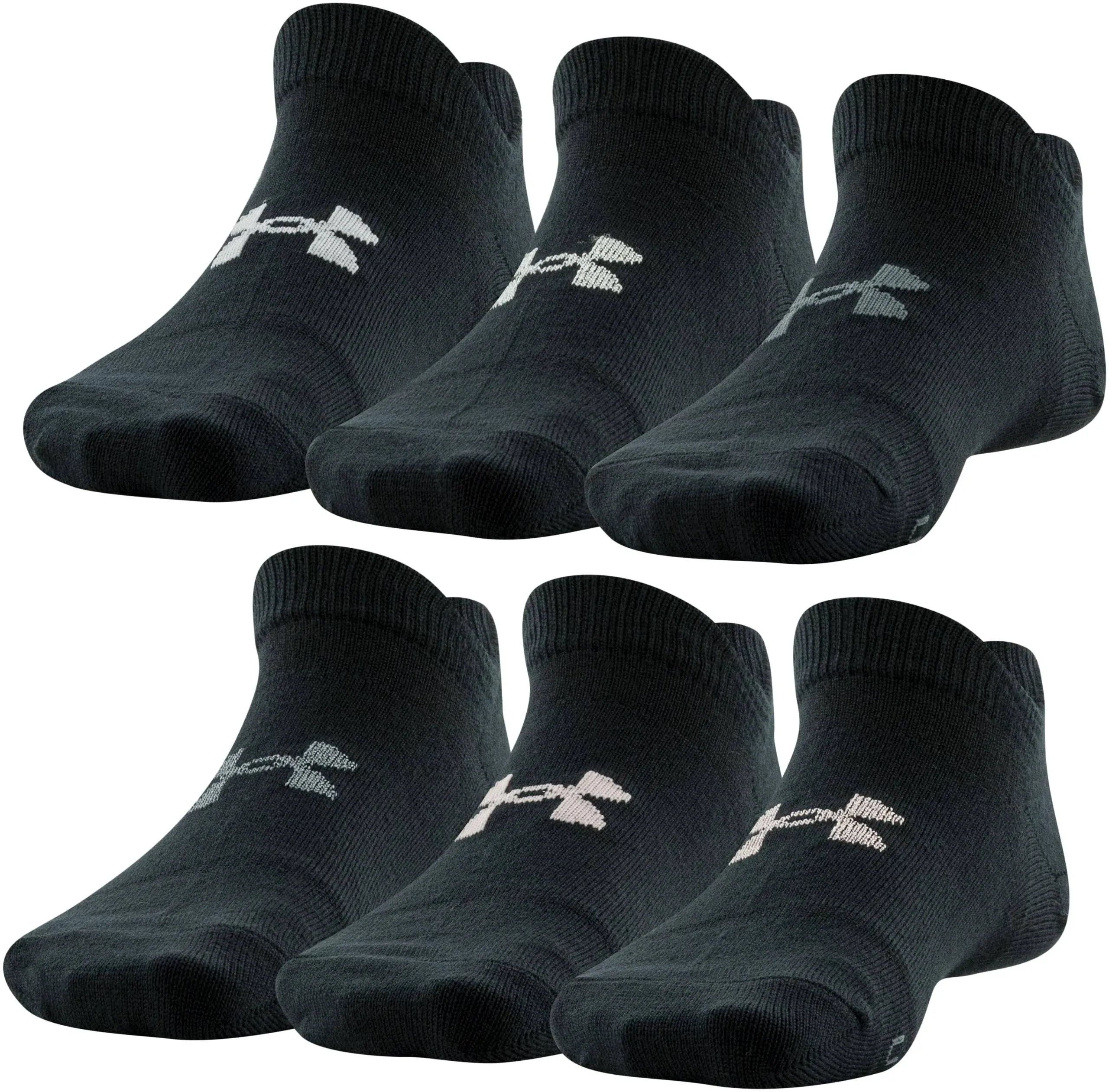 Women's Under Armour 6-Pack Essential Lightweight No Show Socks