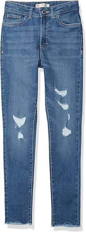 Big Girls 720 High Rise Super Skinny Vintage-Like Distressed Jeans
      
          Big Girls 720 High Rise Super Skinny Vintage-Like Distressed Jeans