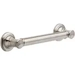 Delta Faucet 41612-PN Traditional Decorative Grab Bar, 12", Polished Nickel