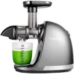 Slow Juicer AMZCHEF Masticating Juicer Machines with Reverse Function Cold Press Juicer with Brush