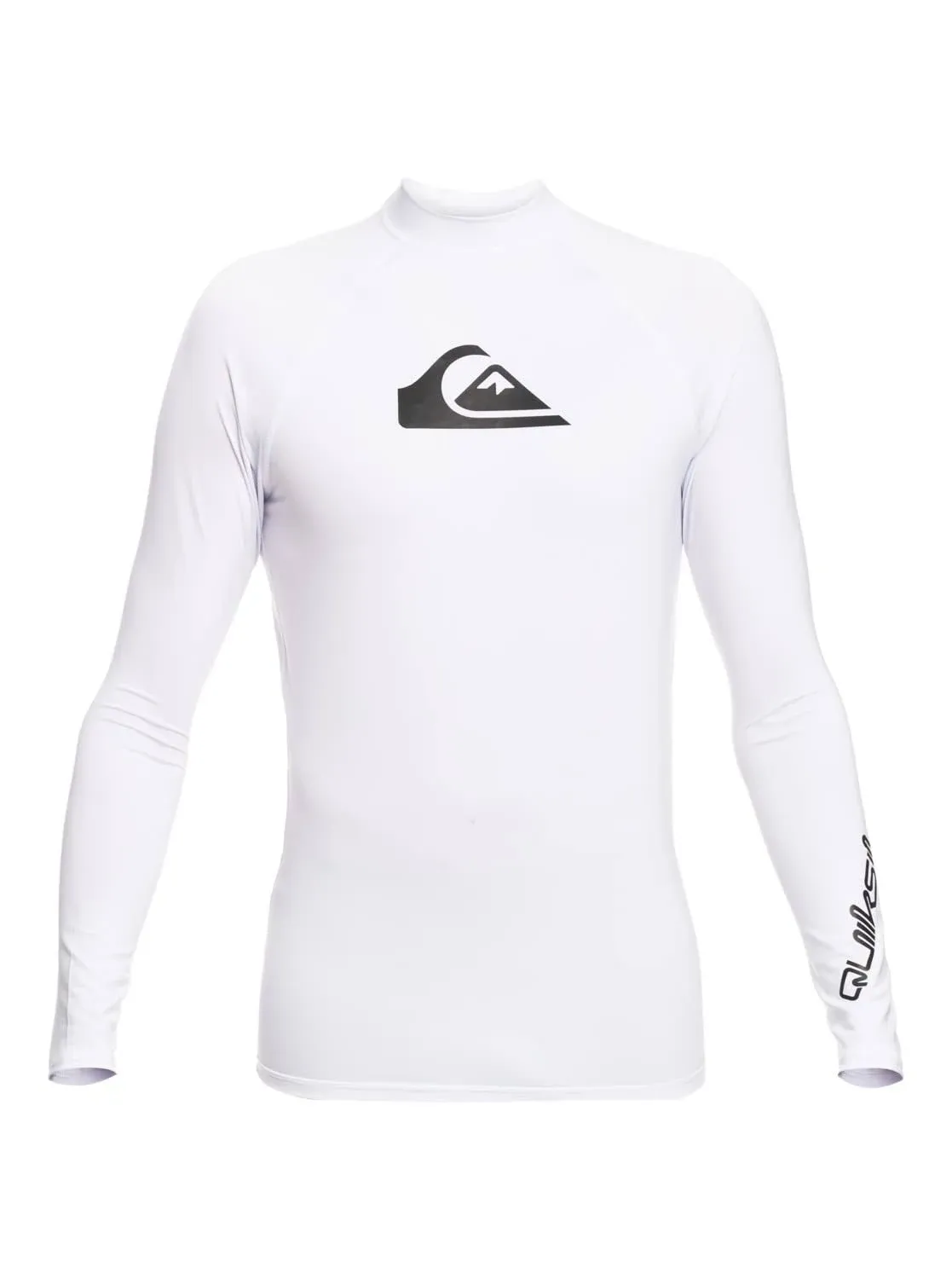 Quiksilver All Time Long Sleeve Rash Vest, Large / White