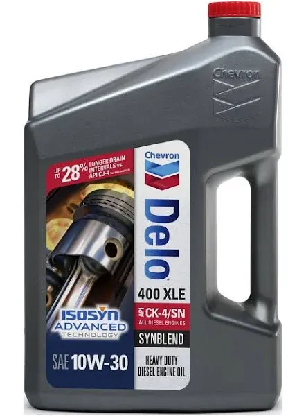 Delo 257000470 400 XLE 10W-30 Synblend Motor Oil - 1 Gallon