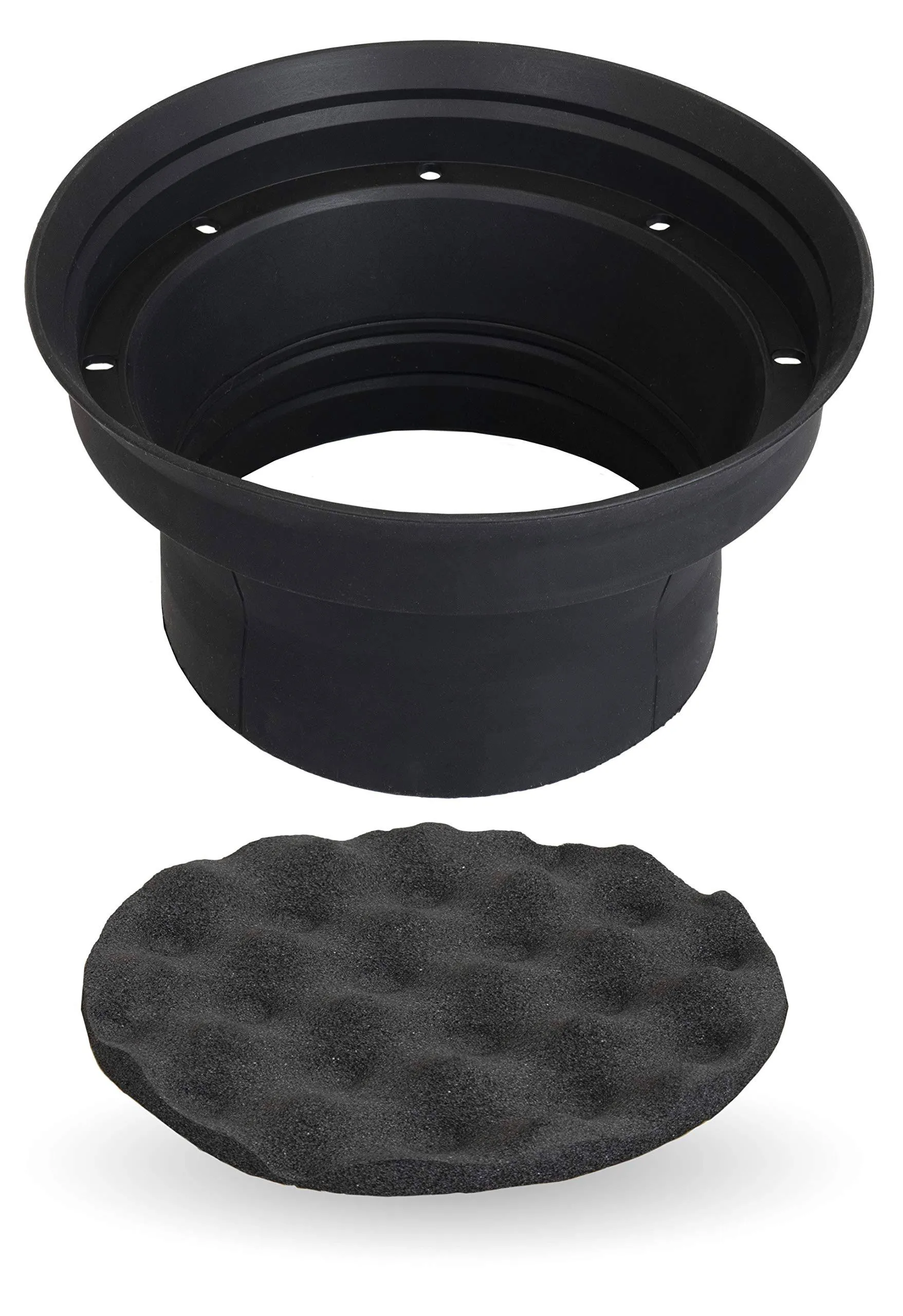 Nvx xbaf65 2 Piece 6.5" inch or 6.75in Weatherproof Silicone Rubber Speaker Baffle Kit