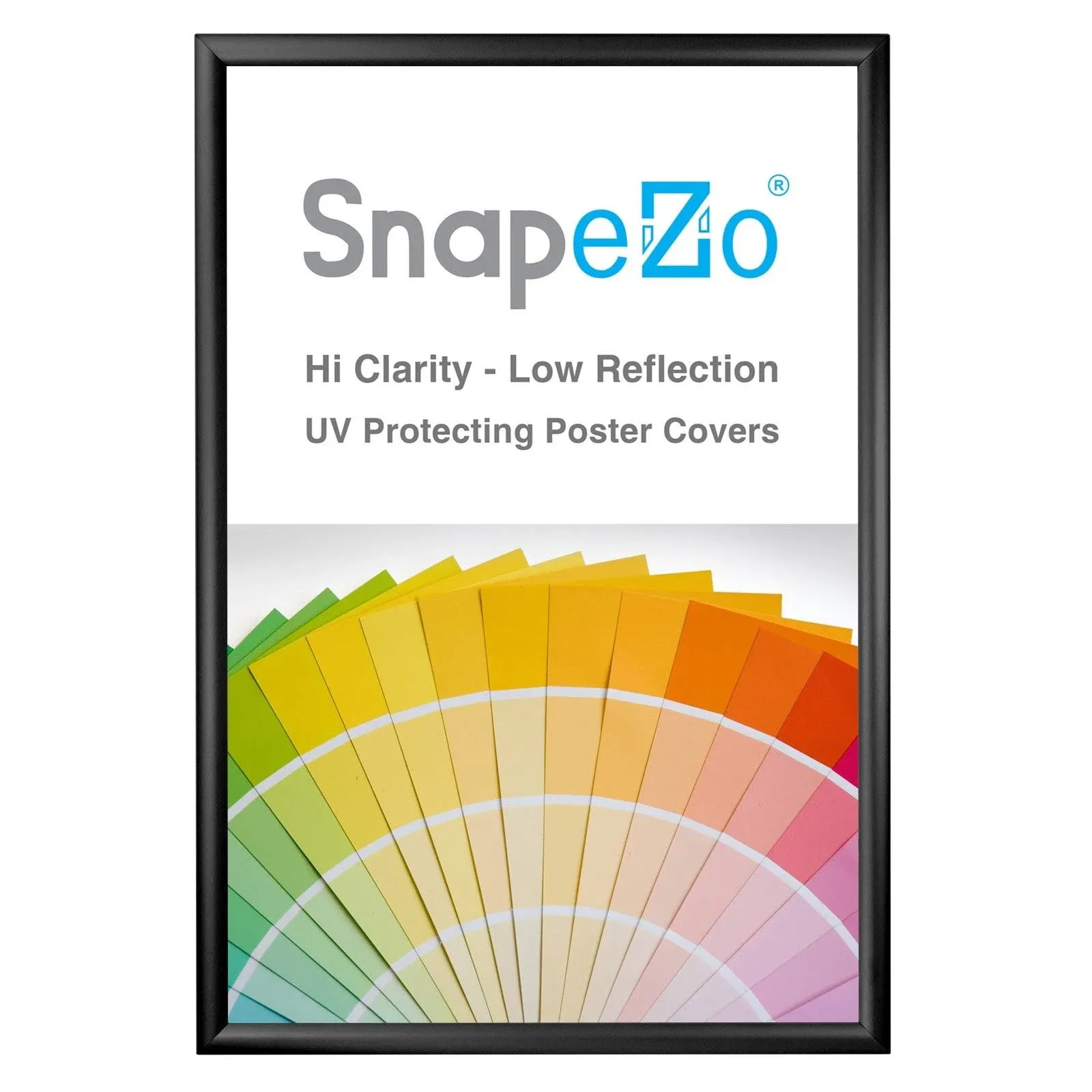 26x40 Black Snapezo® Snap Frame - 1.2" Profile