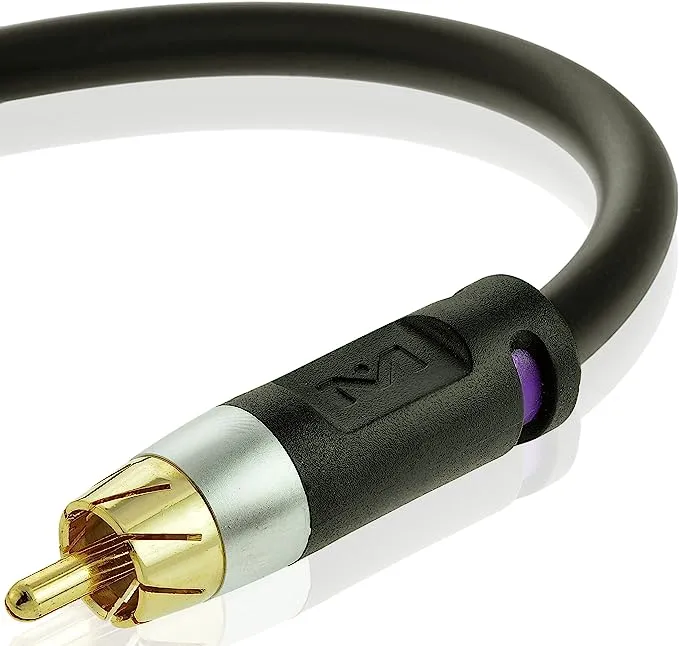 Mediabridge Ultra Series Subwoofer Cable 50 Feet Dual Shielded with Gold