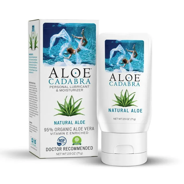 Aloe Cadabra Personal Lubricant & Moisturizer Natural