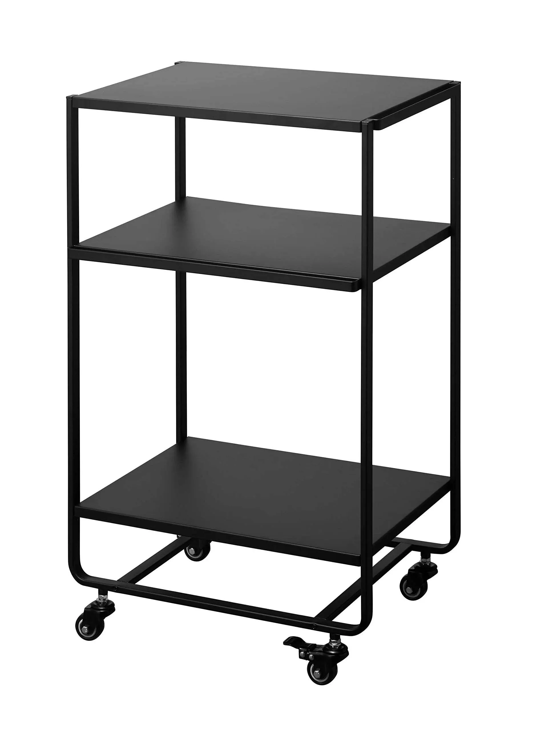 Yamazaki Tower Rolling Utility Cart - Black