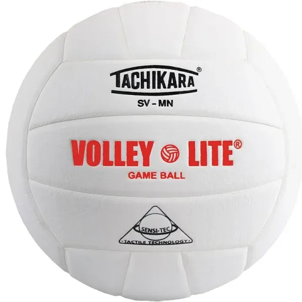 Tachikara Svmn Volley-Lite Training Volleyball, White