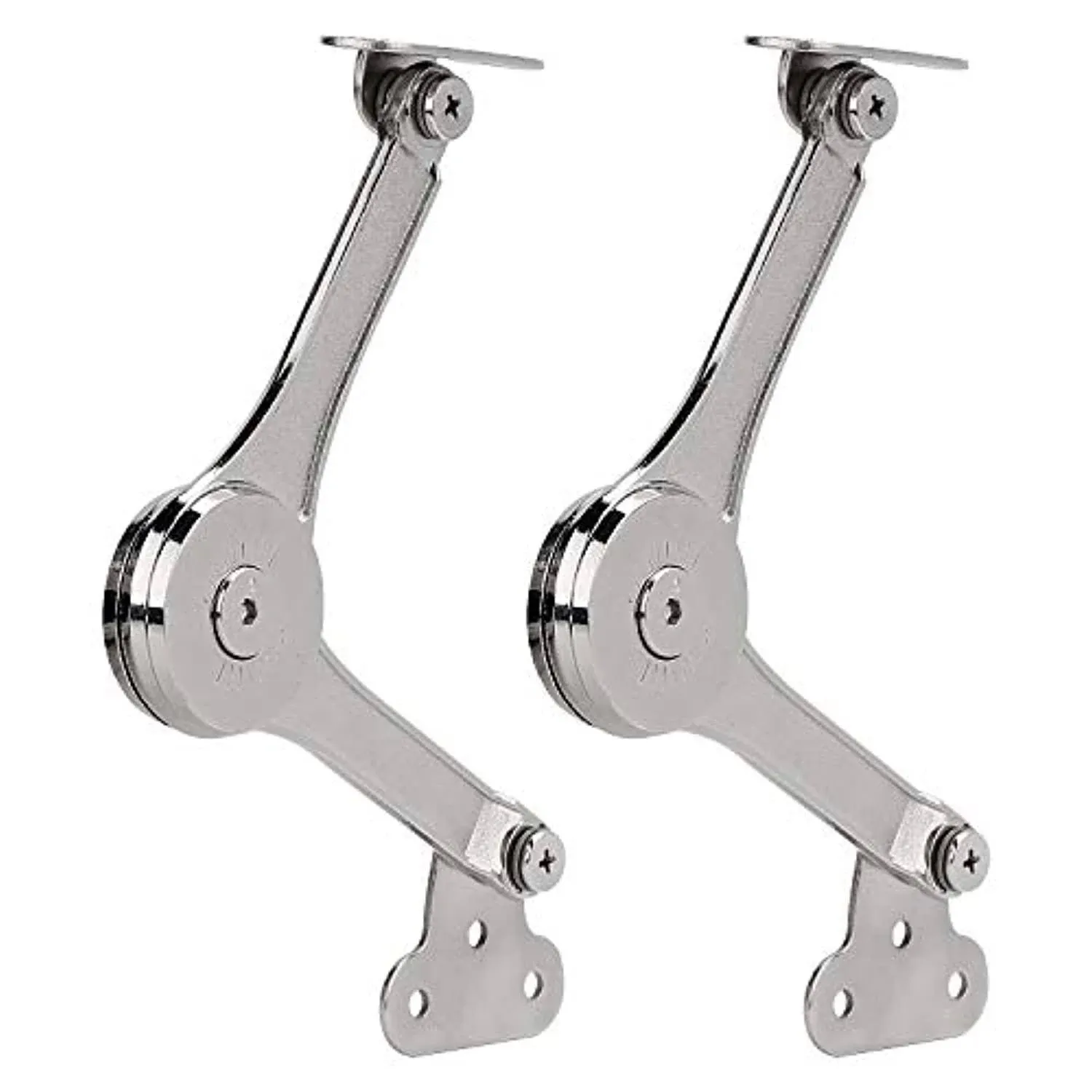 RUYUFE Heavy Duty Hinge with Soft Close 50lb/2pcs Folding Lid Stay Hinge for ...