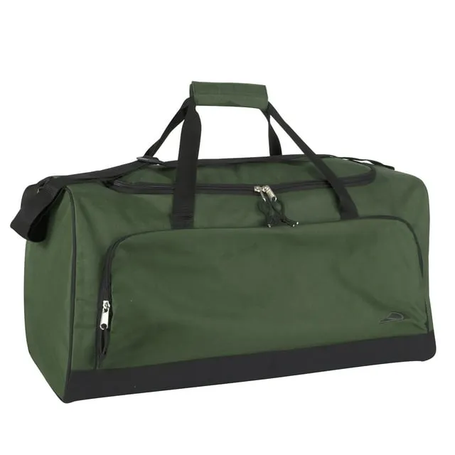 Trailmaker 55 Liter, 24 inch Lightweight Canvas Duffle Bags for Men & Women for Traveling and Gym Sports Equipment Bag (Green)