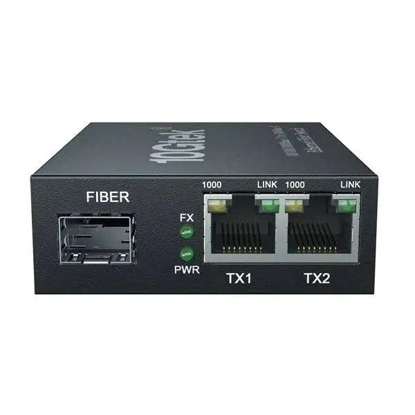 3-Port Gigabit Ethernet Switch, with 1 SFP Slots (1000M), Unmanaged, Without Transceiver