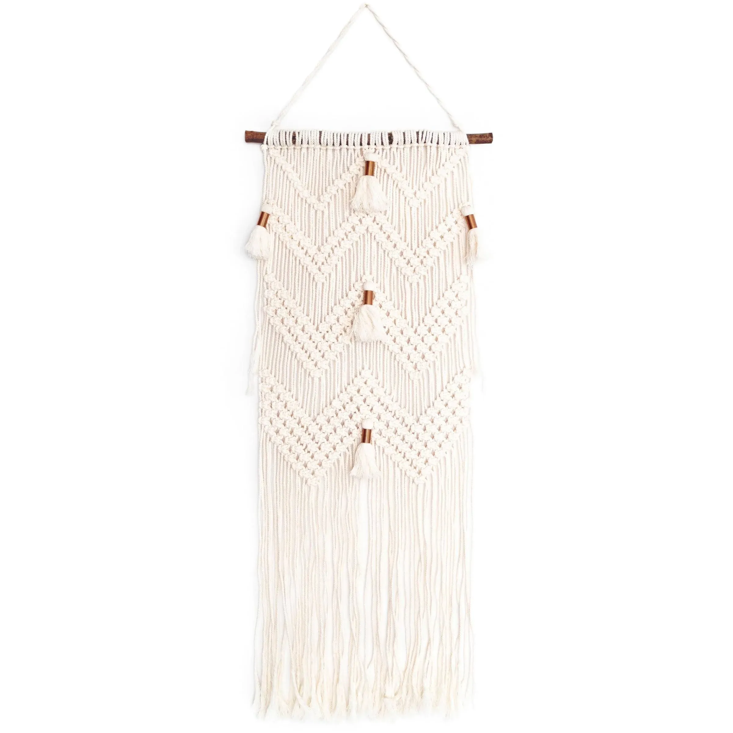 Macrame Wall Hanger Kit-Chevrons &amp; Tassels