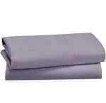 Luxuriously Soft Hotel Quality 600 Thread Count, 100% Cotton Set Of 2 Cases, Crisp & Cool Standard P In Lavender