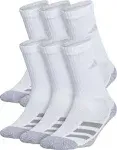 Boys adidas Youth Cushioned 6-Pack Quarter Socks