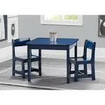 Delta Children MySize Kids Wood Table and Chair Set - Blue