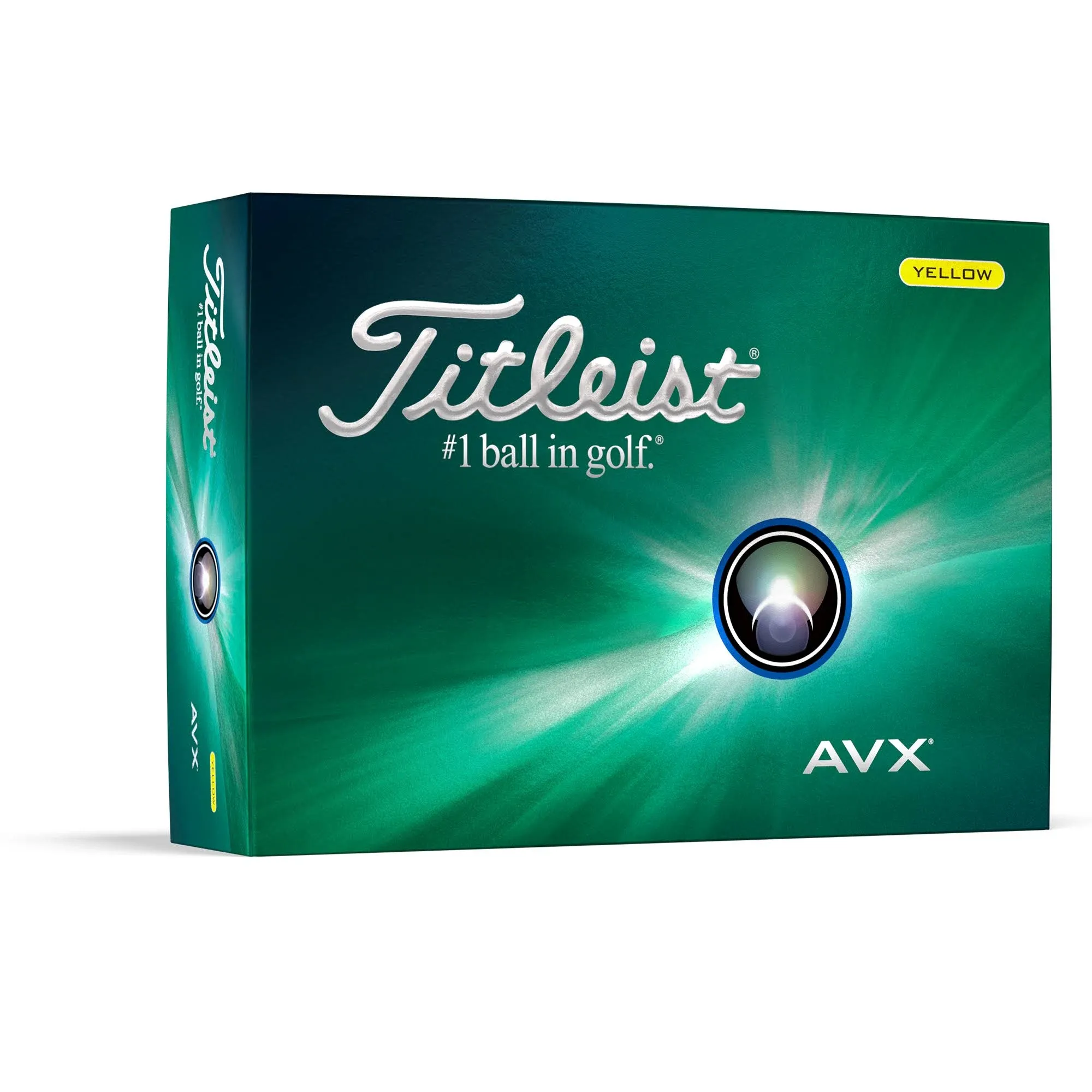 Titleist 2024 AVX Yellow Golf Balls - Dozen