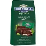 Ghirardelli Chocolate Squares, Dark and Mint Filled, 5.32 oz., (Pack of 6)