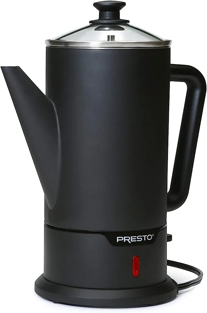 Presto 02815 12-cup Cordless Stainless Steel Coffee Maker