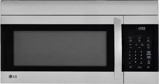 LG - 1.7 Cu. Ft. Over-the-Range Microwave with EasyClean - Stainless Steel