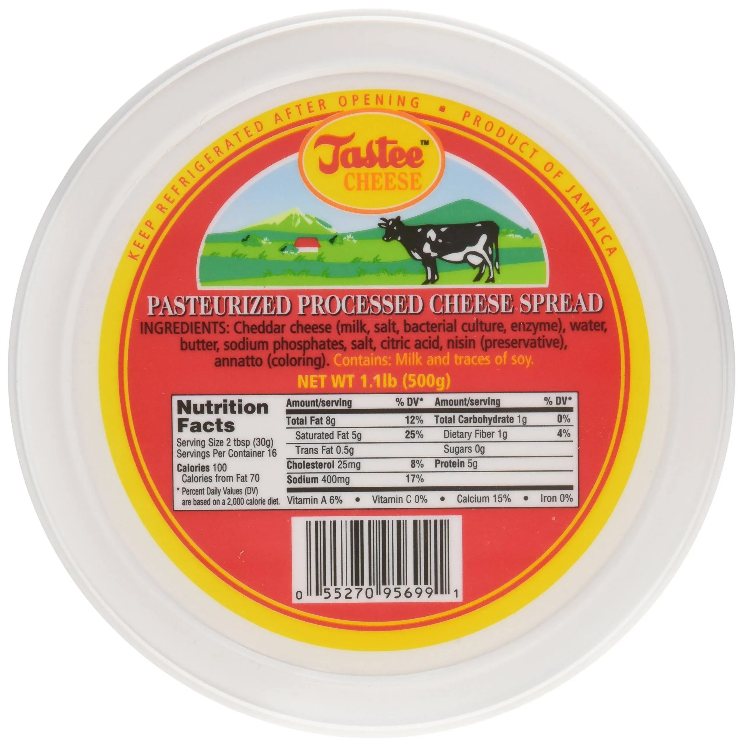 100% JAMAICAN TASTEE CHEESE - Tastee Cheese - 500g