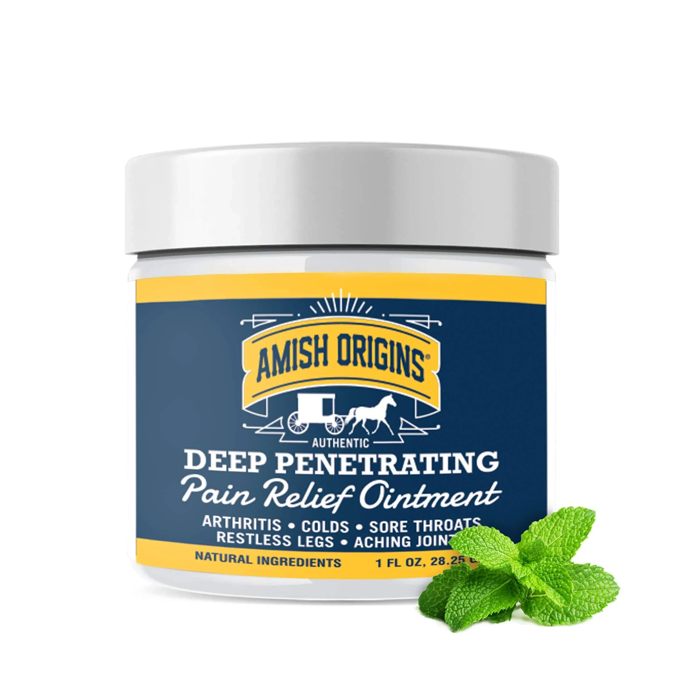 Amish Origins Deep Penetrating Pain Relief Ointment 1 oz, Other