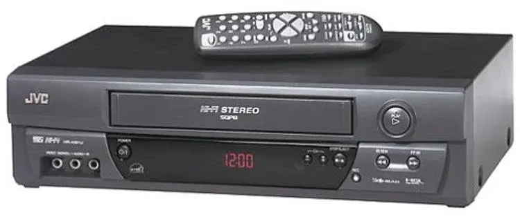 JVC HR-A591U VCR VHS 4 Head Video Cassette Recorder HiFi Stereo Remote Tested