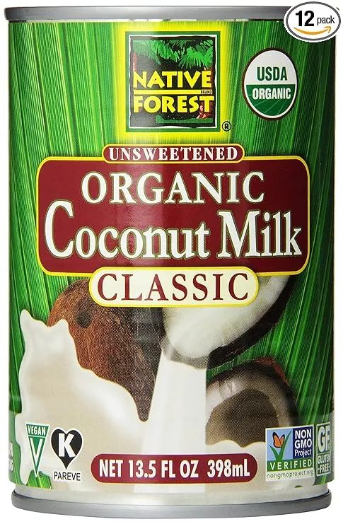 Native Forest Organic Classic Coconut Milk, 13.5 Ounce (Pack of 12)