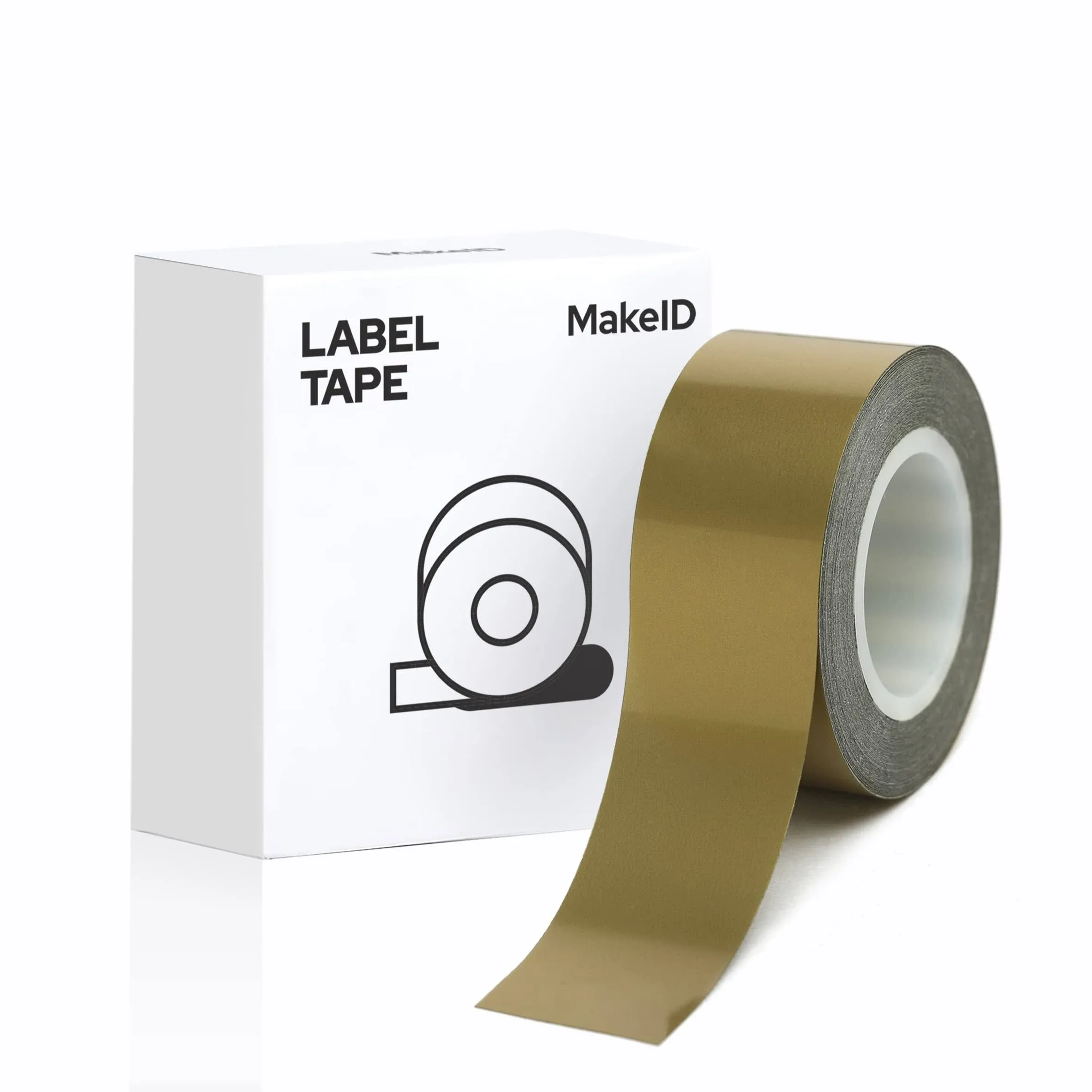 Makeid 0.63" x 13' Label Tape Compatible with Makeid Label Makers L1 Q1 E1 ...