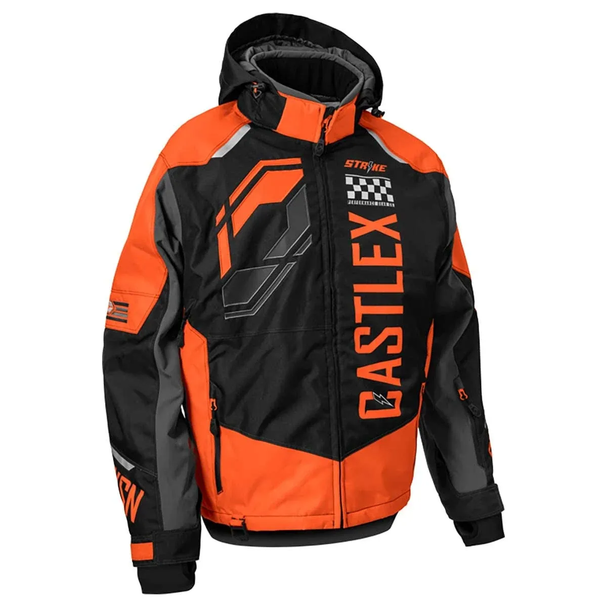 Castle x Orange/Black/Charcoal Strike G5 Jacket - 70-3756