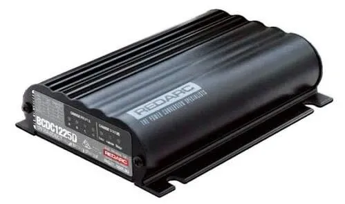 Redarc BCDC1225D Dual Input In-Vehicle DC Battery Charger, 25 A