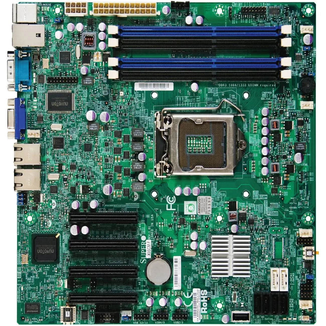 Supermicro MBD-X9SCM-O LGA 1155 Intel C204 Micro ATX Motherboard