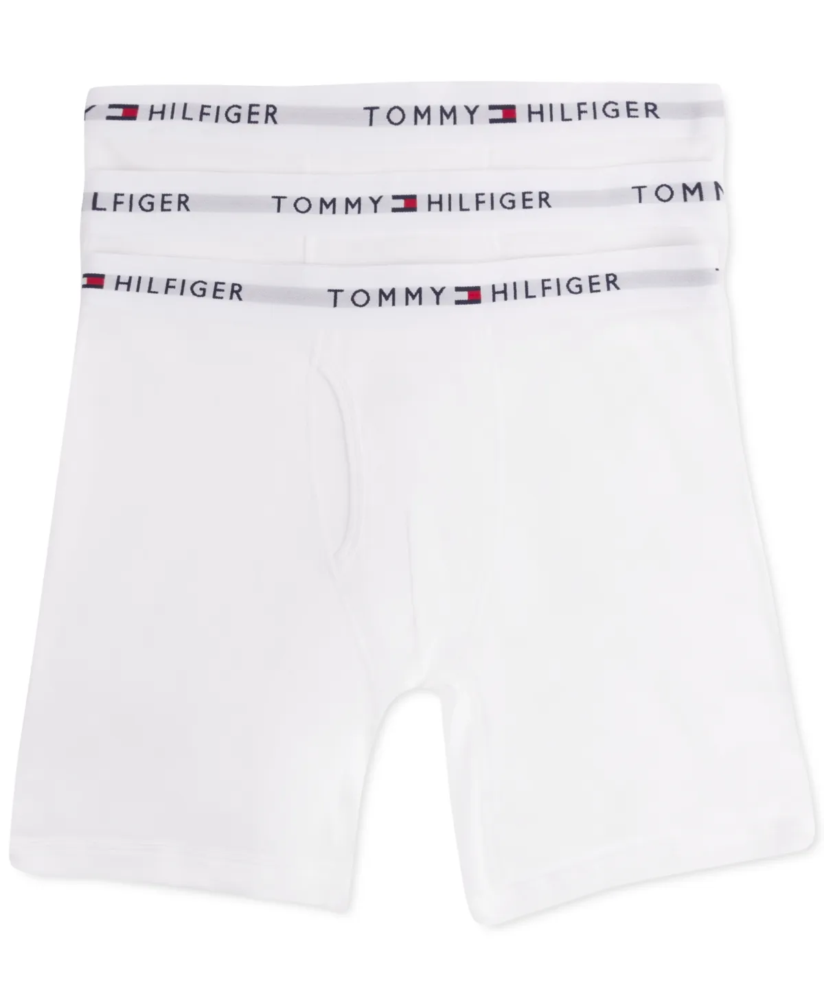 New Tommy Hilfiger Men&#039;s 3-Pk. Boxer Briefs Choose Size &amp; Color MSRP $42.50