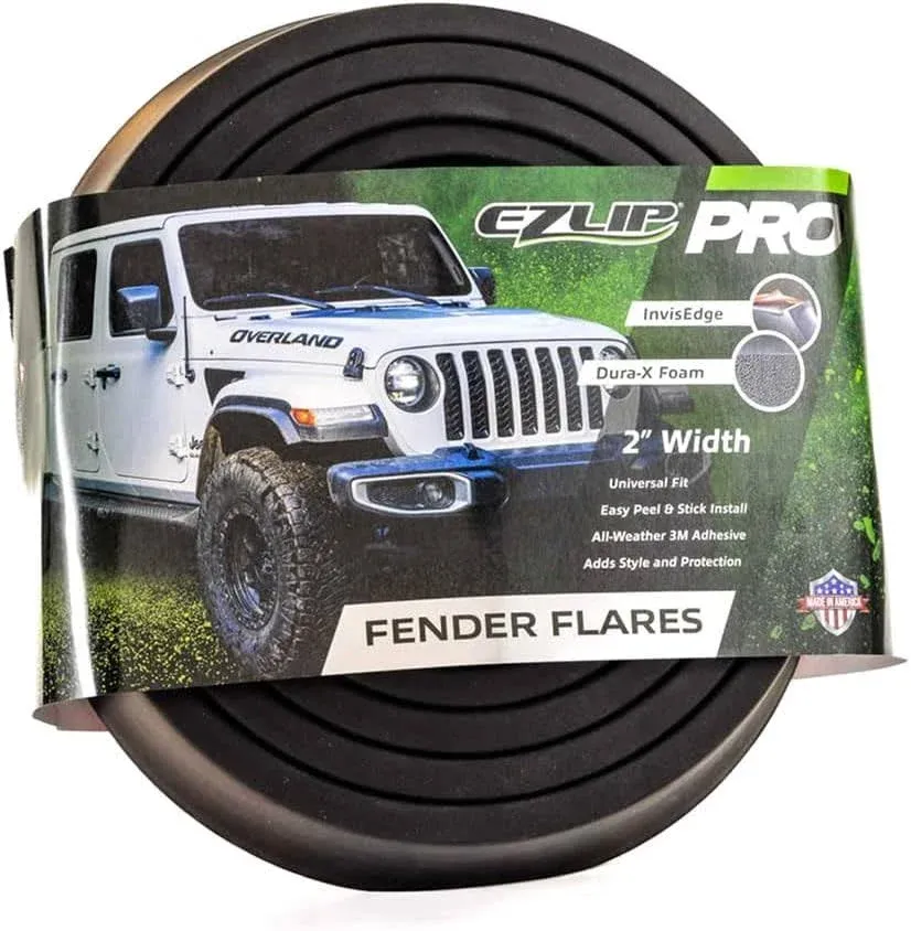 Fender Flares PRO – The Original Universal Flexible Foam Rubber 2-Inch Fender EZ Flares XL