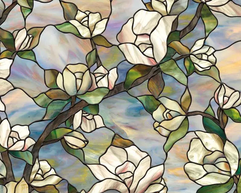 24" x 36" Star Magnolia Window Film - Artscape