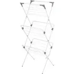 mDesign Metal Foldable Laundry Drying Rack