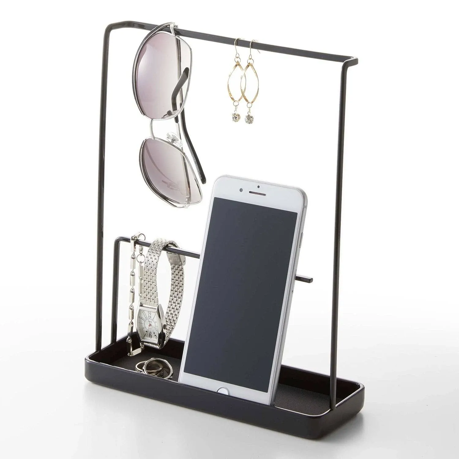 Yamazaki Home Tower Accessory Holder - Jewelry Organizer and Sunglass Rack