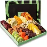 Dried Fruit And Nuts Gift Basket Assorted Holiday Snack Box