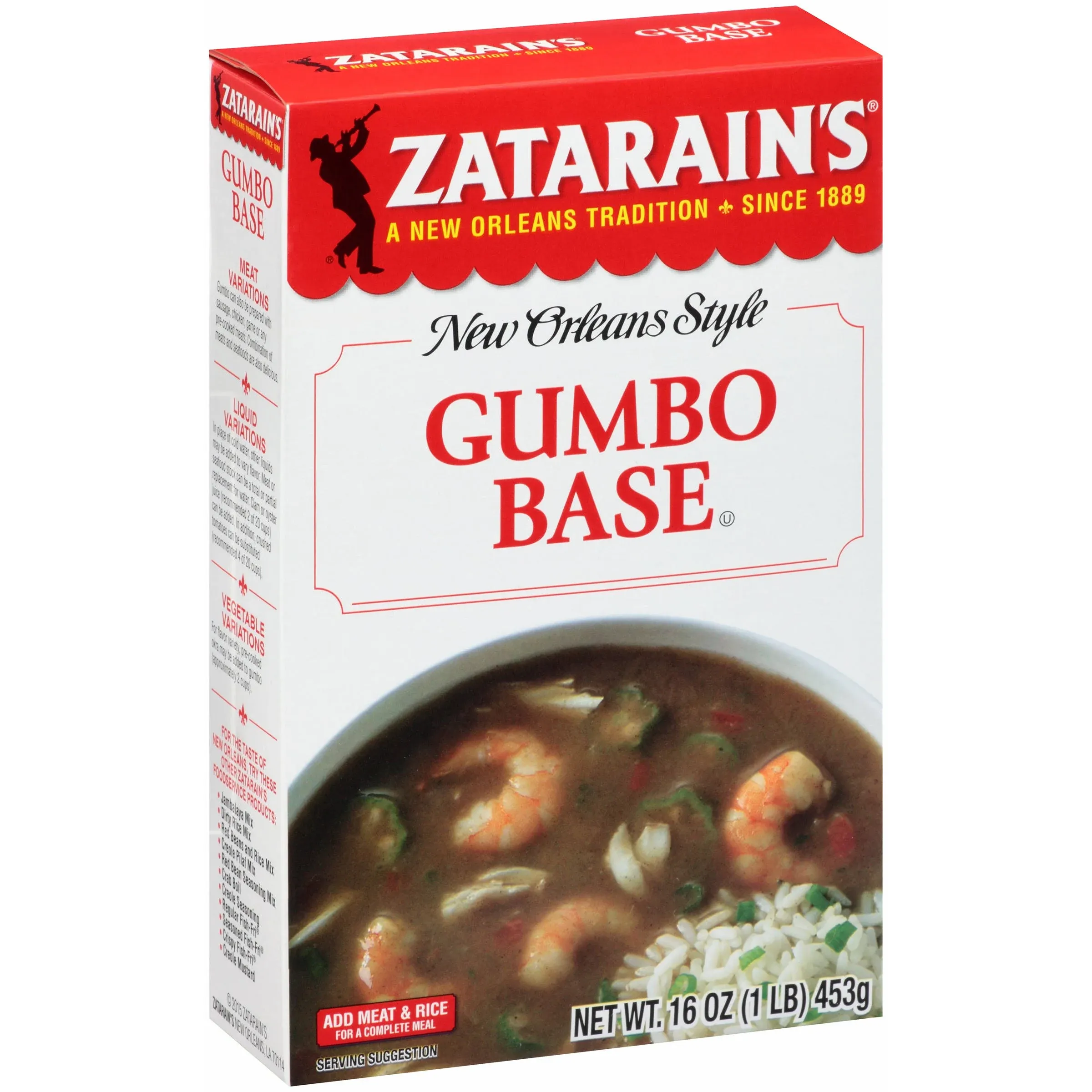 Zatarains Gumbo Base, 4.5 oz (Pack of 12) 4.5 Ounce (Pack of 12)