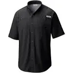 Columbia Men's Tall PFG Tamiami II Short Sleeve Shirt - Black