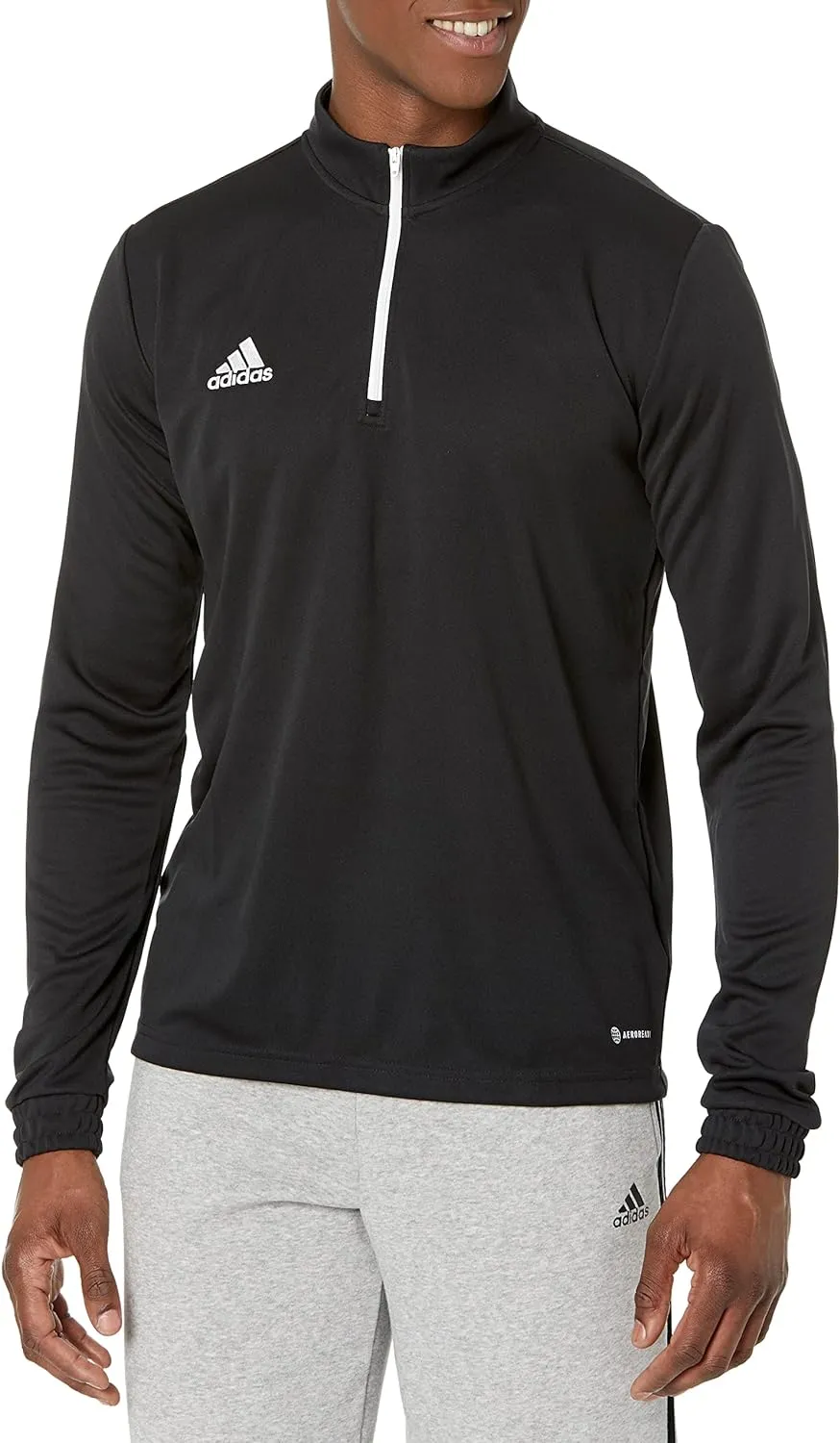 Adidas Men's Entrada 22 Soccer Training Top, Black / M