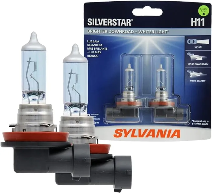 Sylvania H11 SilverStar Halogen Headlight Bulb