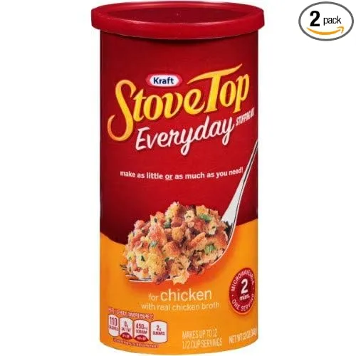 Kraft Stove Top Everyday Chicken Stuffing Mix for Chicken (Pack of 2)