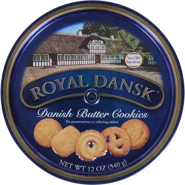 Royal Dansk Danish Cookie Selection,No Preservatives or Coloring Added 12 Ounce