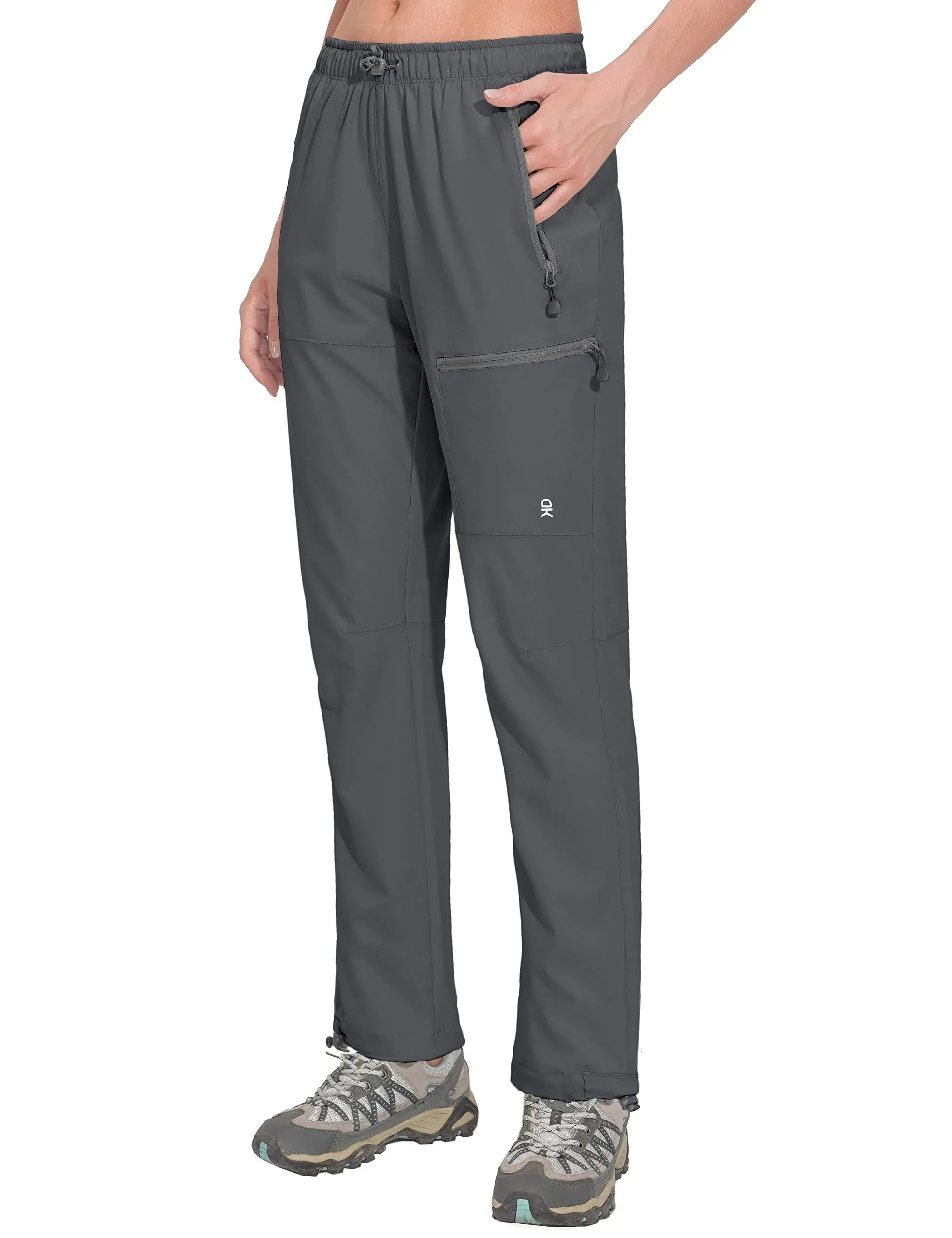 "Women's Lightweight Quick Dry UPF 50+ Cargo Hiking Pants"