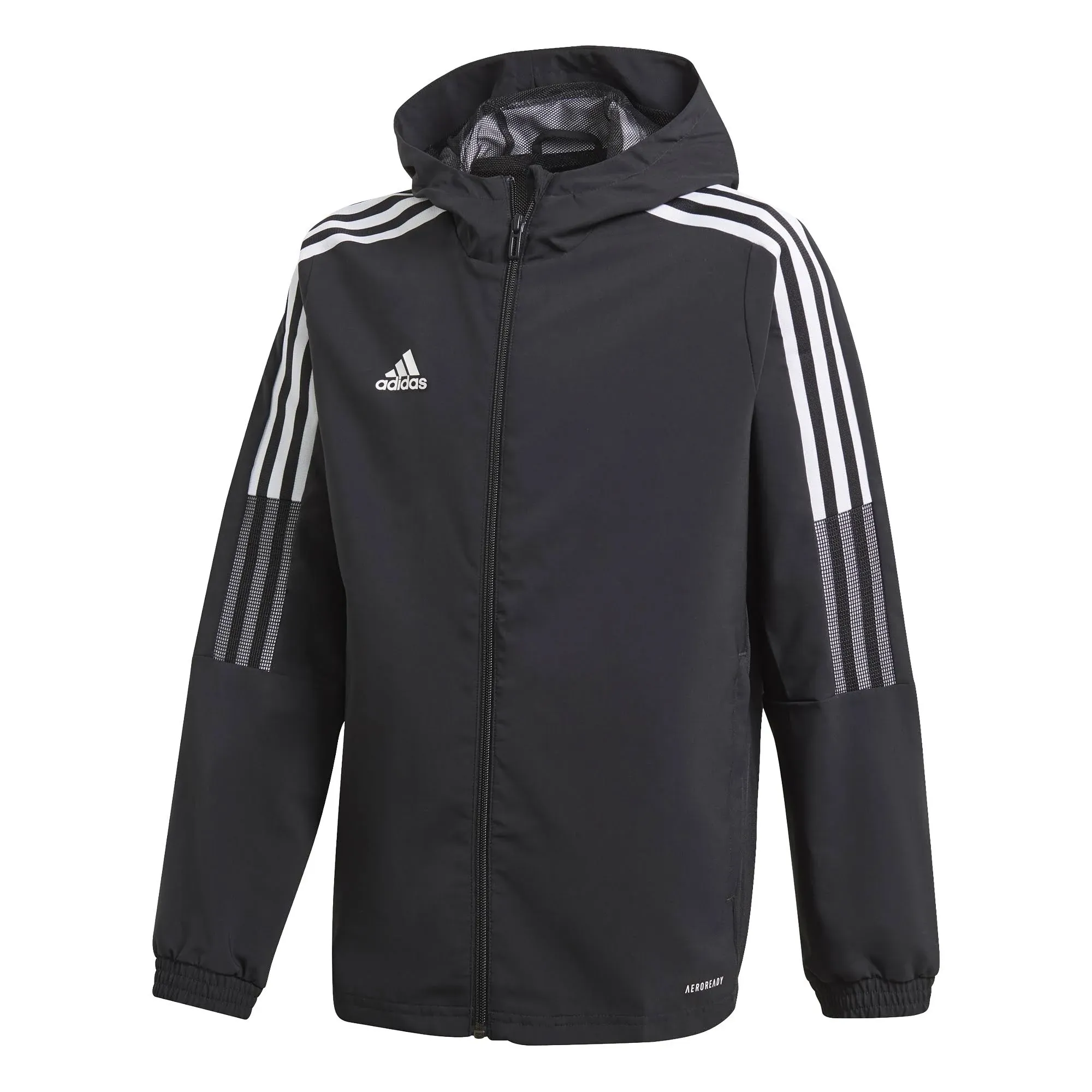 Adidas Youth TIRO 21 Windbreaker Black Kids Size S/M/L (GP4975)