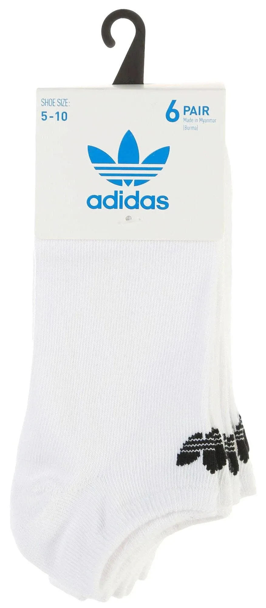 adidas 6 Pair Low Cut Socks